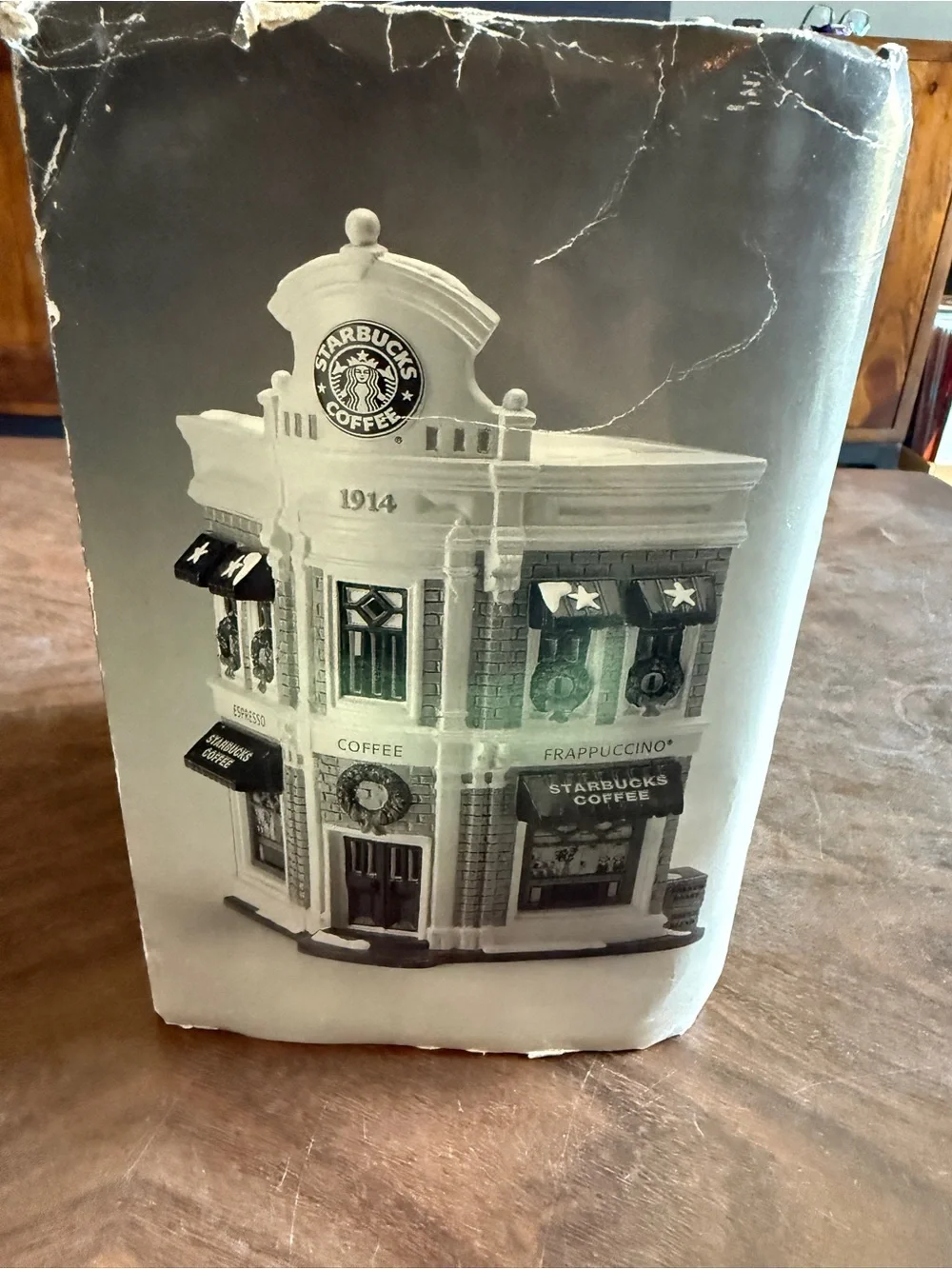 Department 56 Snow Village Starbucks Coffee 9 1/4